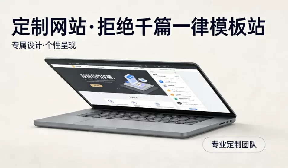 做网站选定制，拒绝千篇一律模板站