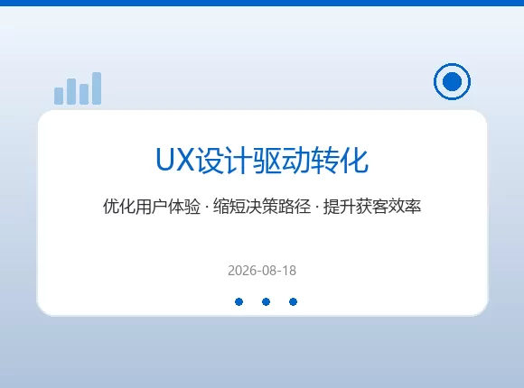 企业官网UX设计