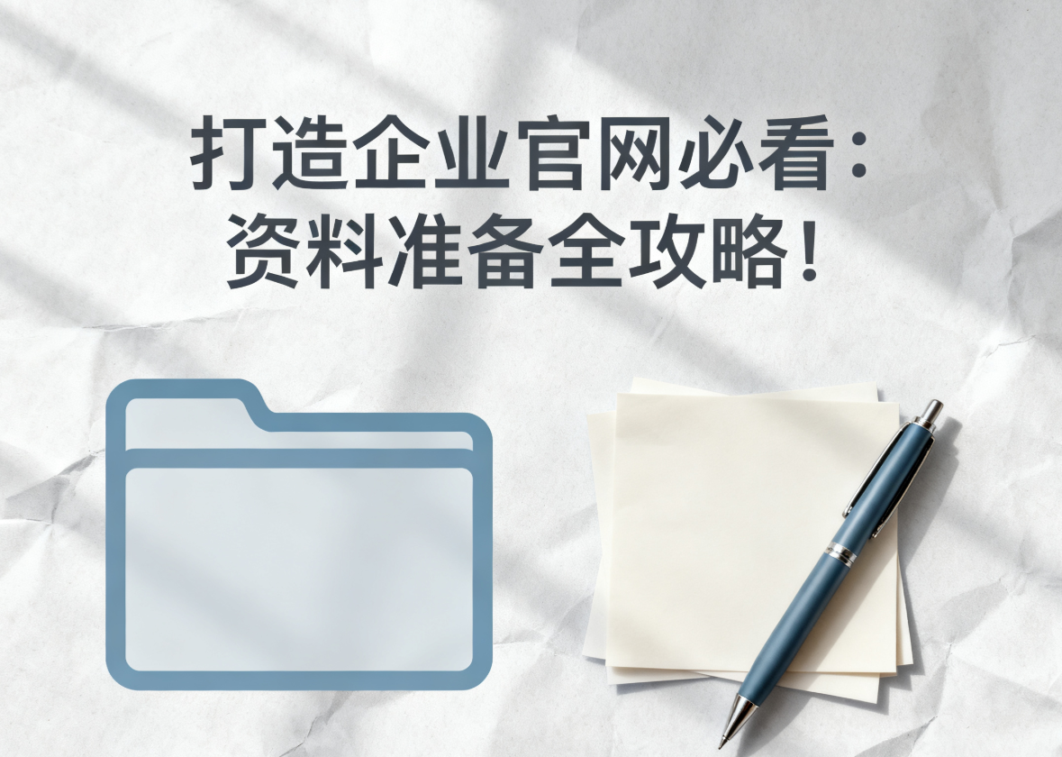 “打造企业官网必看：资料准备全攻略！”
