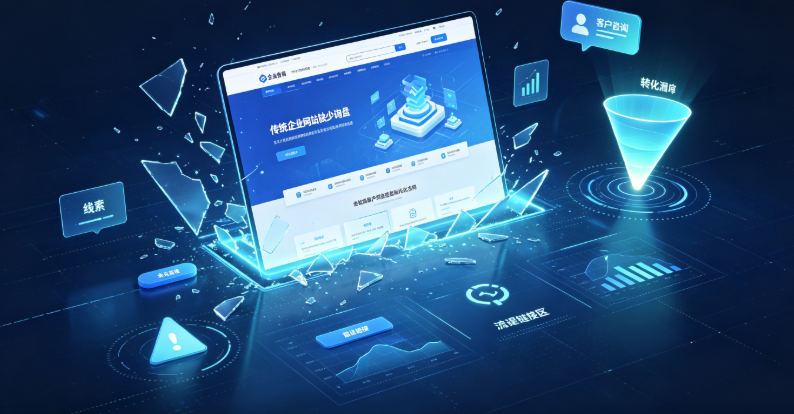 为什么你的企业网站没有询盘？90%的传统企业都踩了这3个坑！